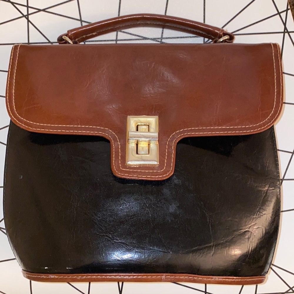 Vintage top handle purse